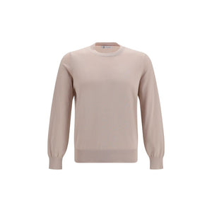 Brunello Cucinelli Beige Cotton Sweatshirt