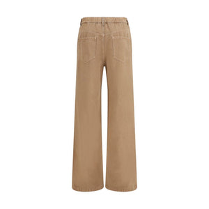 Brunello Cucinelli Beige Cotton Jeans Denim