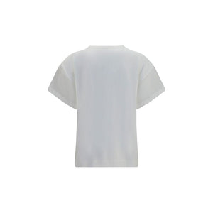 Brunello Cucinelli White Cotton T-Shirt