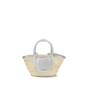 Jacquemus Beige Raffia Handbag