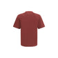 Brunello Cucinelli Bordeaux Cotton T-Shirt