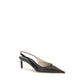 Tom Ford Black Calf Leather Bos Taurus Mid Heel Pumps