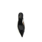 Tom Ford Black Calf Leather Bos Taurus Mid Heel Pumps