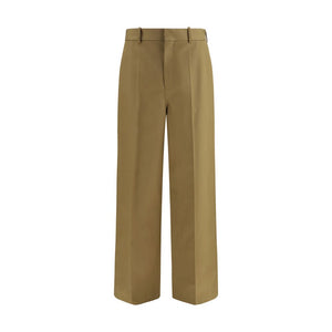 Balenciaga Beige Cotton Chino Pants