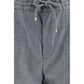 Brunello Cucinelli Gray Wool Oves Aries Casual Pants
