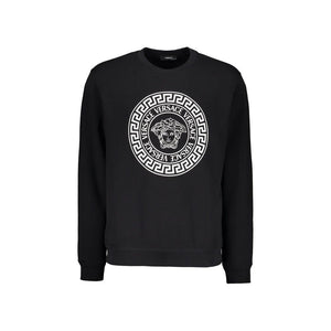 Versace Black Cotton Sweatshirt