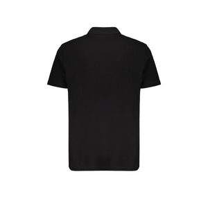 Versace Black Cotton Polo Shirt