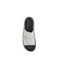 Alexander McQueen Gray Calf Leather Bos Taurus Platform Sandals