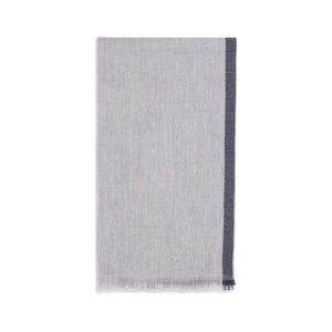 Brunello Cucinelli Gray Cashmere Scarf