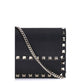 Valentino Garavani Black Calf Leather Bos Taurus Wallet