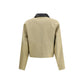 Givenchy Beige Cotton Leather Jacket