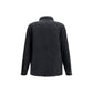 Balmain Black Cotton Full-Length Jacket