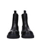 Burberry Black Leather Ankle Boots