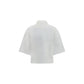 Brunello Cucinelli White Cotton Blouse