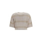Brunello Cucinelli Beige Linen Cardigan