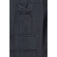Balenciaga Blue Wool Oves Aries Cargo Pants
