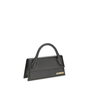 Jacquemus Black Calf Leather Bos Taurus Shoulder Bag