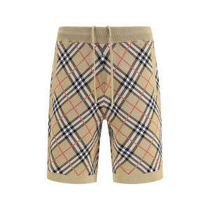 Burberry Beige Cotton Bermuda Shorts