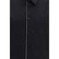 Burberry Black Cotton Dress Shirt