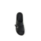 Alexander McQueen Black Calf Leather Bos Taurus Platform Sandals