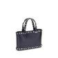 Valentino Garavani Black Calf Leather Bos Taurus Handbag