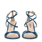 Tom Ford Blue Leather Stiletto Heel Sandals