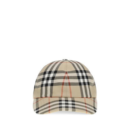 Burberry Beige Cotton Cap (Baseball Hat)