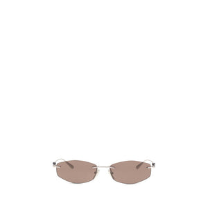 Balenciaga Silver Metal Sunglasses