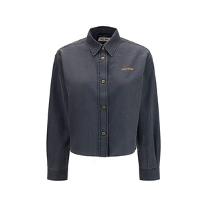 Miu Miu Gray Denim Shirt