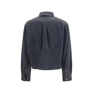 Miu Miu Gray Denim Shirt