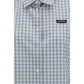 Miu Miu Blue Cotton Pattern Shirt