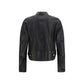 Gucci Black Buffalo Leather Bomber