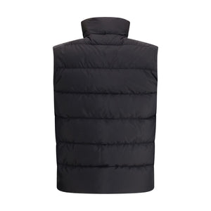 Prada Black Recycled Polyamide Sleeveless Jacket