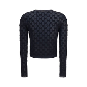 Gucci Black Viscose Cardigan