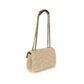 Saint Laurent Beige Raffia Shoulder Bag