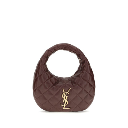 Saint Laurent Brown Lamb Ovis Aries Aries Shoulder Bag