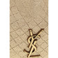 Saint Laurent Beige Raffia Shoulder Bag