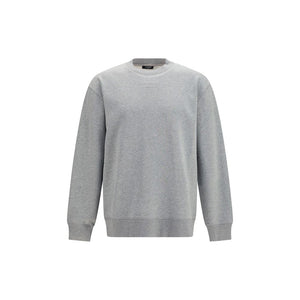 Balmain Gray Cotton Sweatshirt