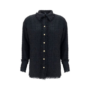 Balmain Black Polyamide Shirt