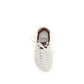 Balmain White Calf Leather Bos Taurus Athletic Sneakers