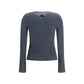 Burberry Gray Cashmere Cardigan