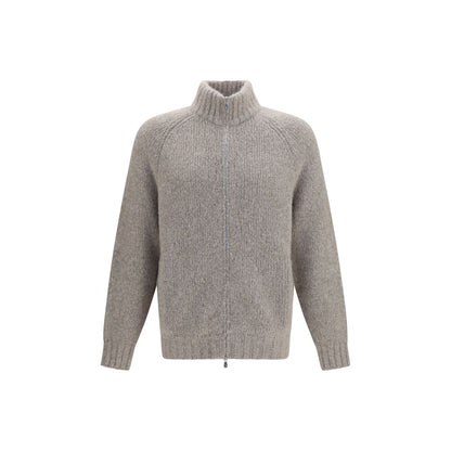 Brunello Cucinelli Gray Cashmere Cardigan