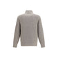 Brunello Cucinelli Gray Cashmere Cardigan