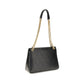 Tory Burch Black Calf Leather Bos Taurus Shoulder Bag