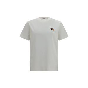 Burberry White Cotton T-Shirt