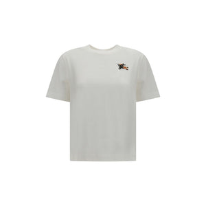 Burberry White Cotton T-Shirt