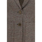 Burberry Brown Wool Oves Aries Blazer