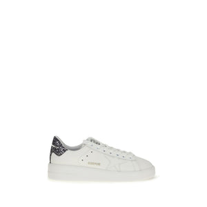 Golden Goose White Calf Leather Bos Taurus Low Top Sneakers