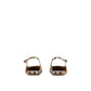 Burberry Brown Fabric Ballet Flats