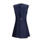 Balenciaga Blue Wool Oves Aries Casual Dress